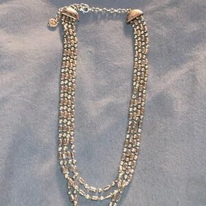 Vintage Silver Multi-Strand Necklace